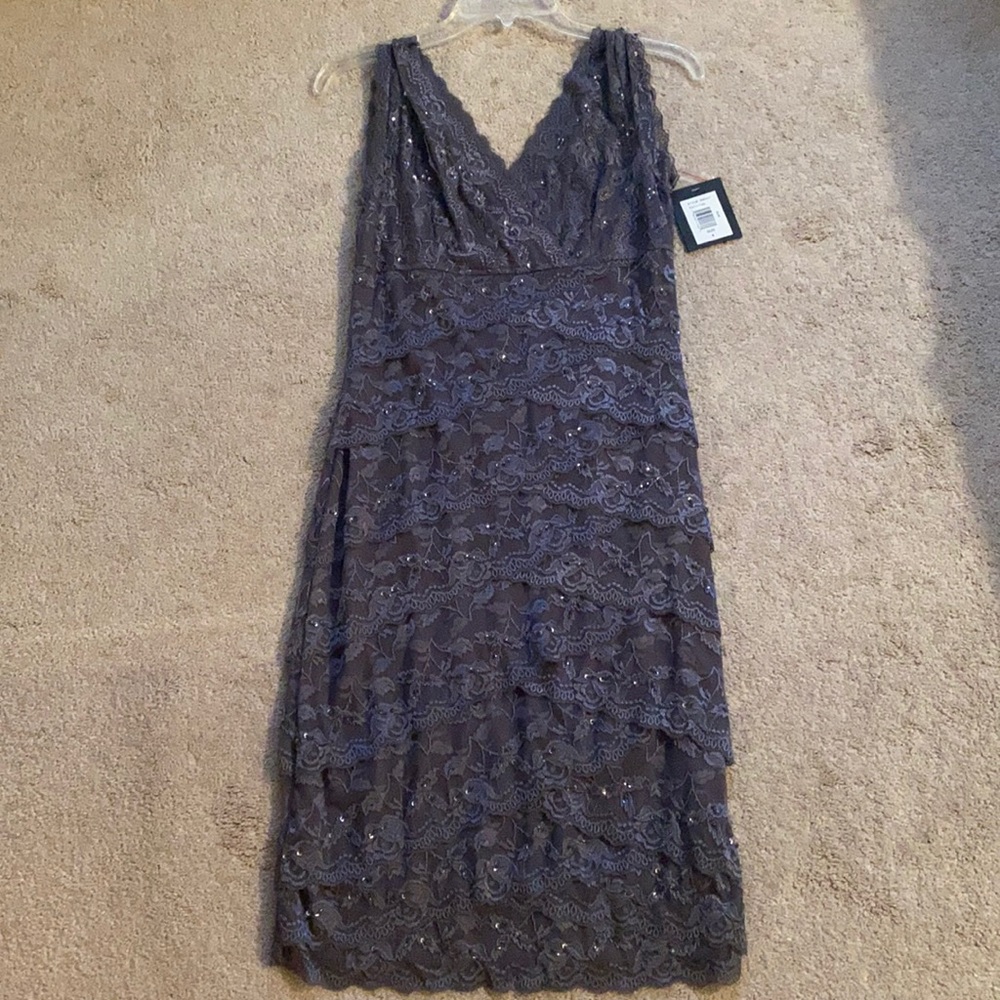 NEW Gray lace dress
